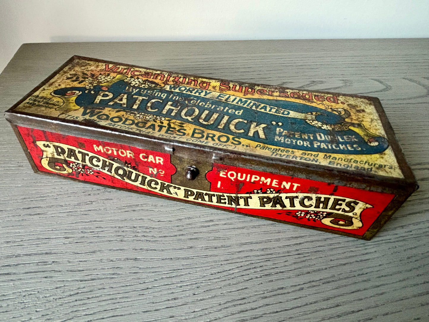 PATCHQUICK MOTOR CAR EQUIPMENT No. 1 Tin - Empty