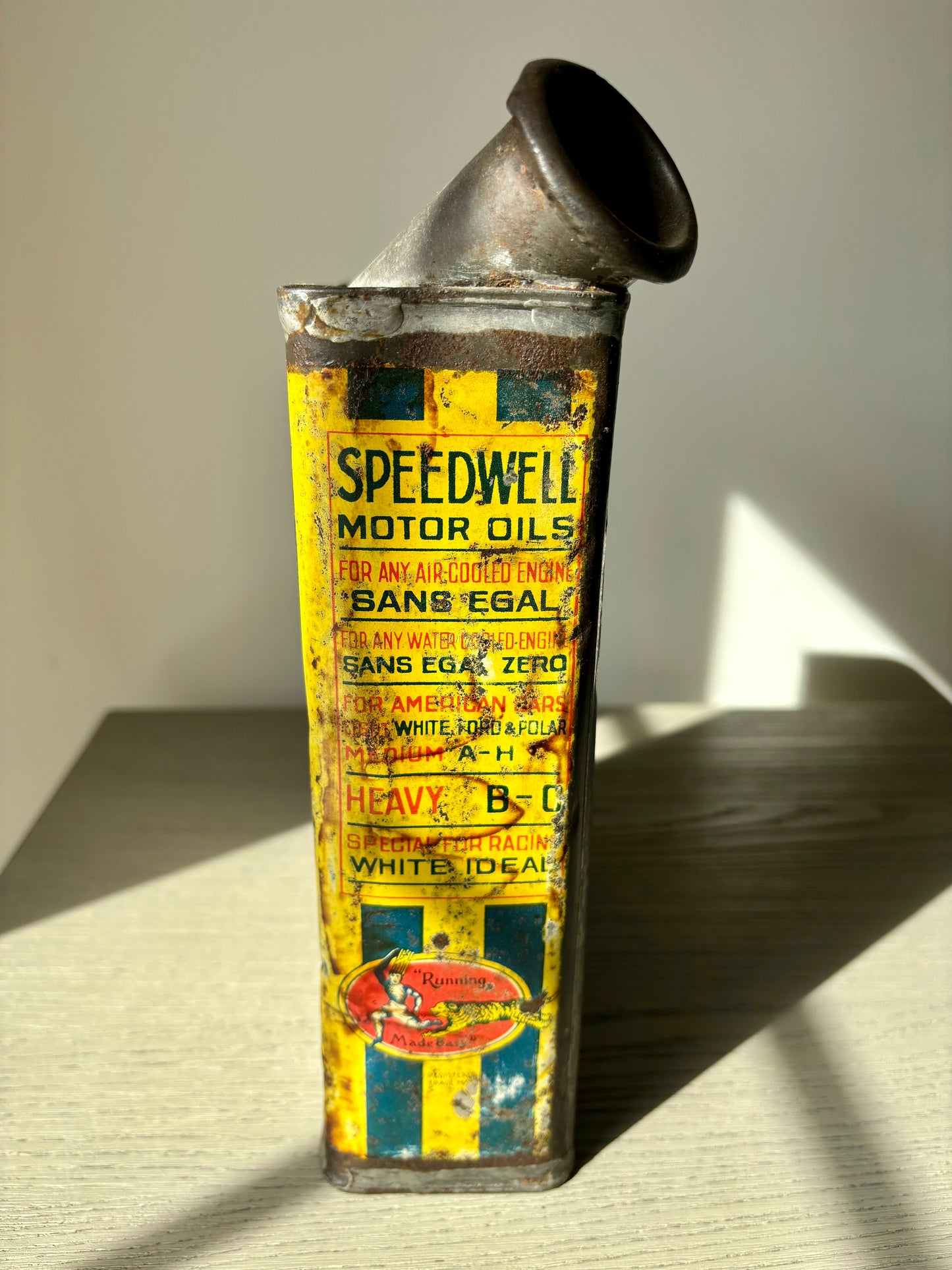 Speedwell oil can