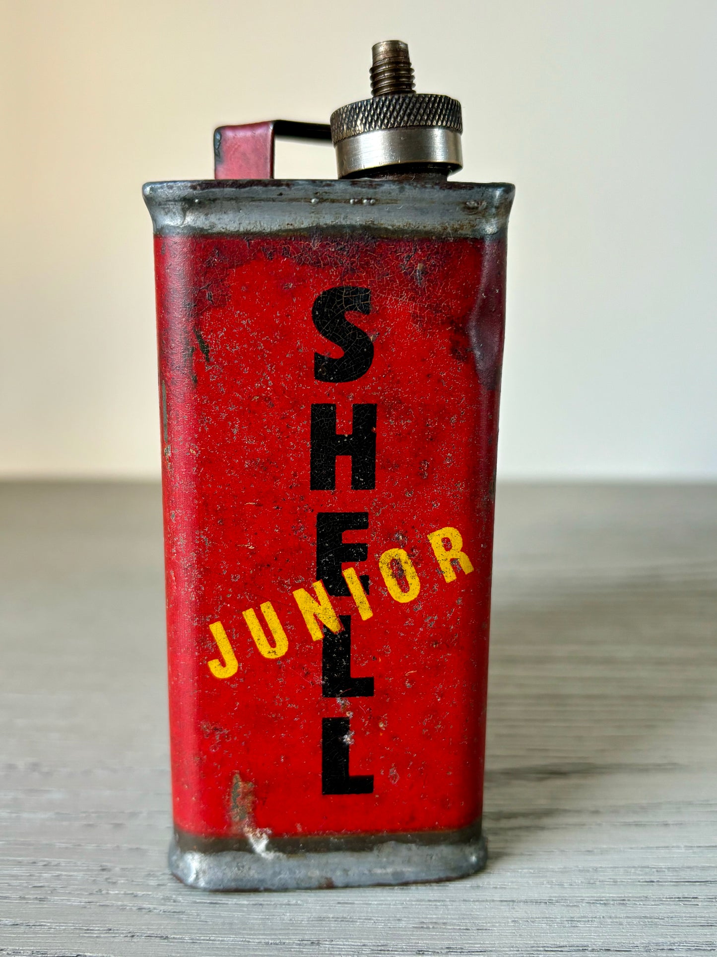 Vintage Junior Shell Can Tin