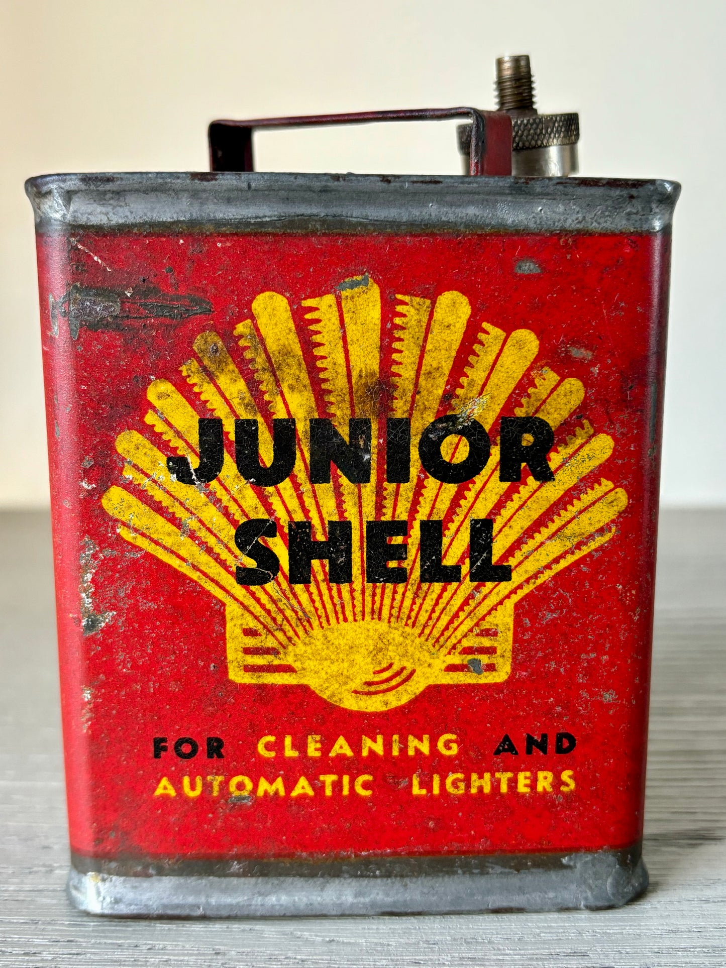 Vintage Junior Shell Can Tin