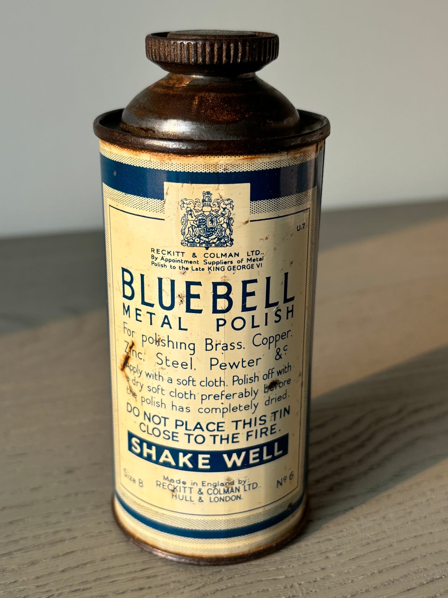 BLUEBELL Metal Polish tin