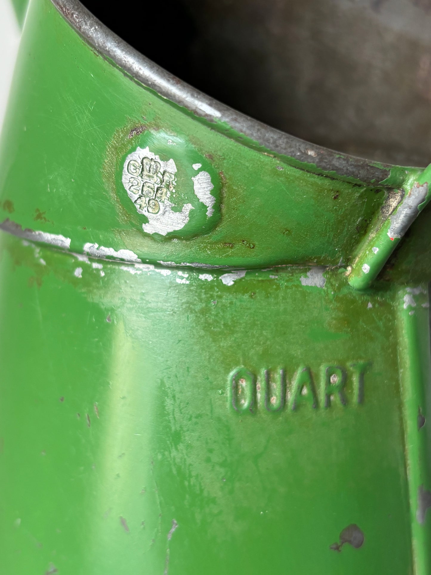 Quart oil pourer dated 1949