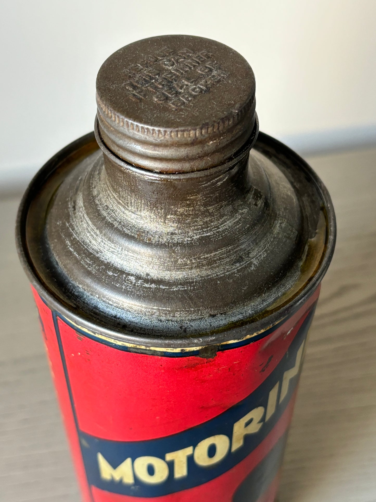 PRICE'S MOTORINE Quart oil can