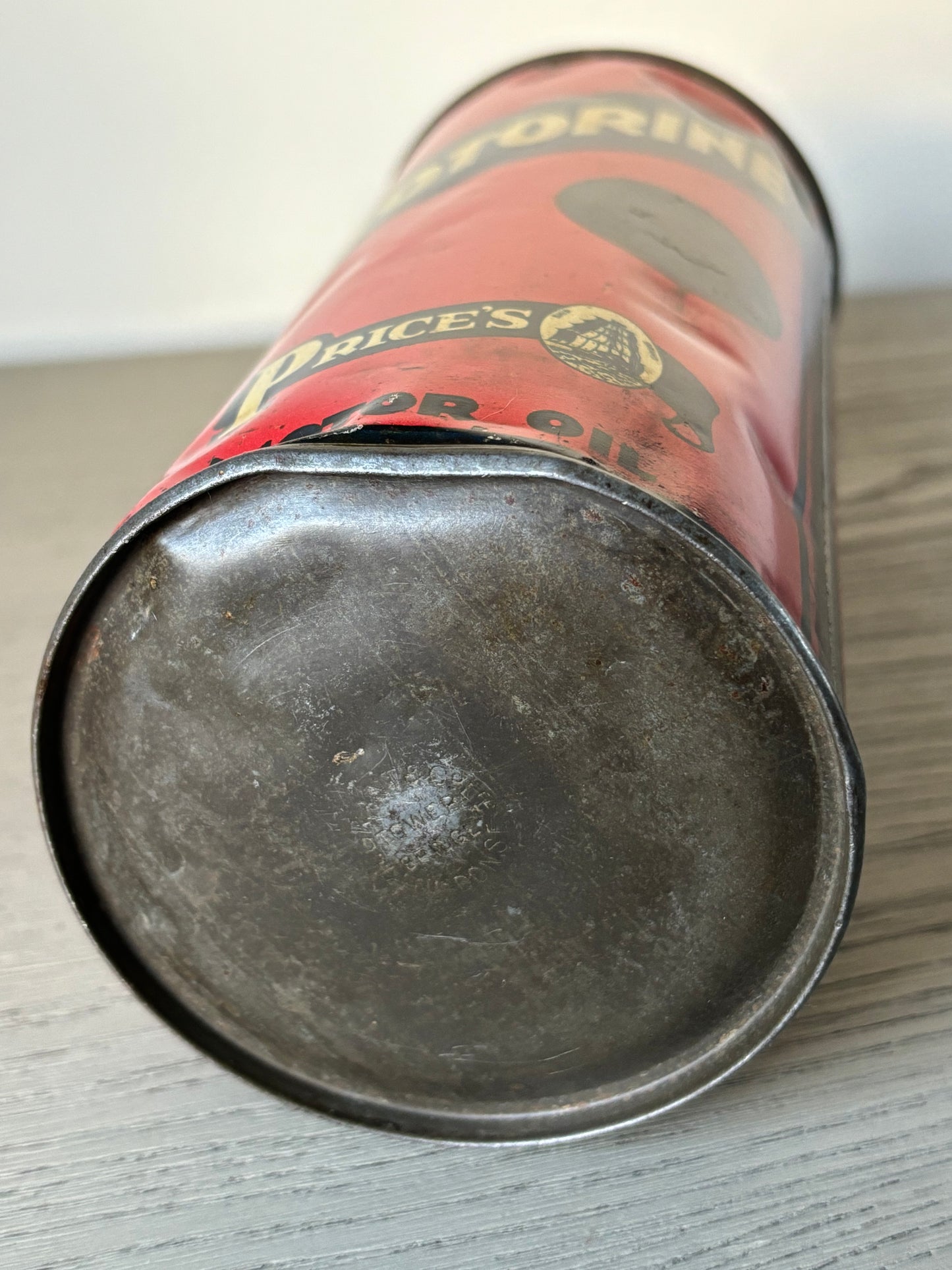 PRICE'S MOTORINE Quart oil can