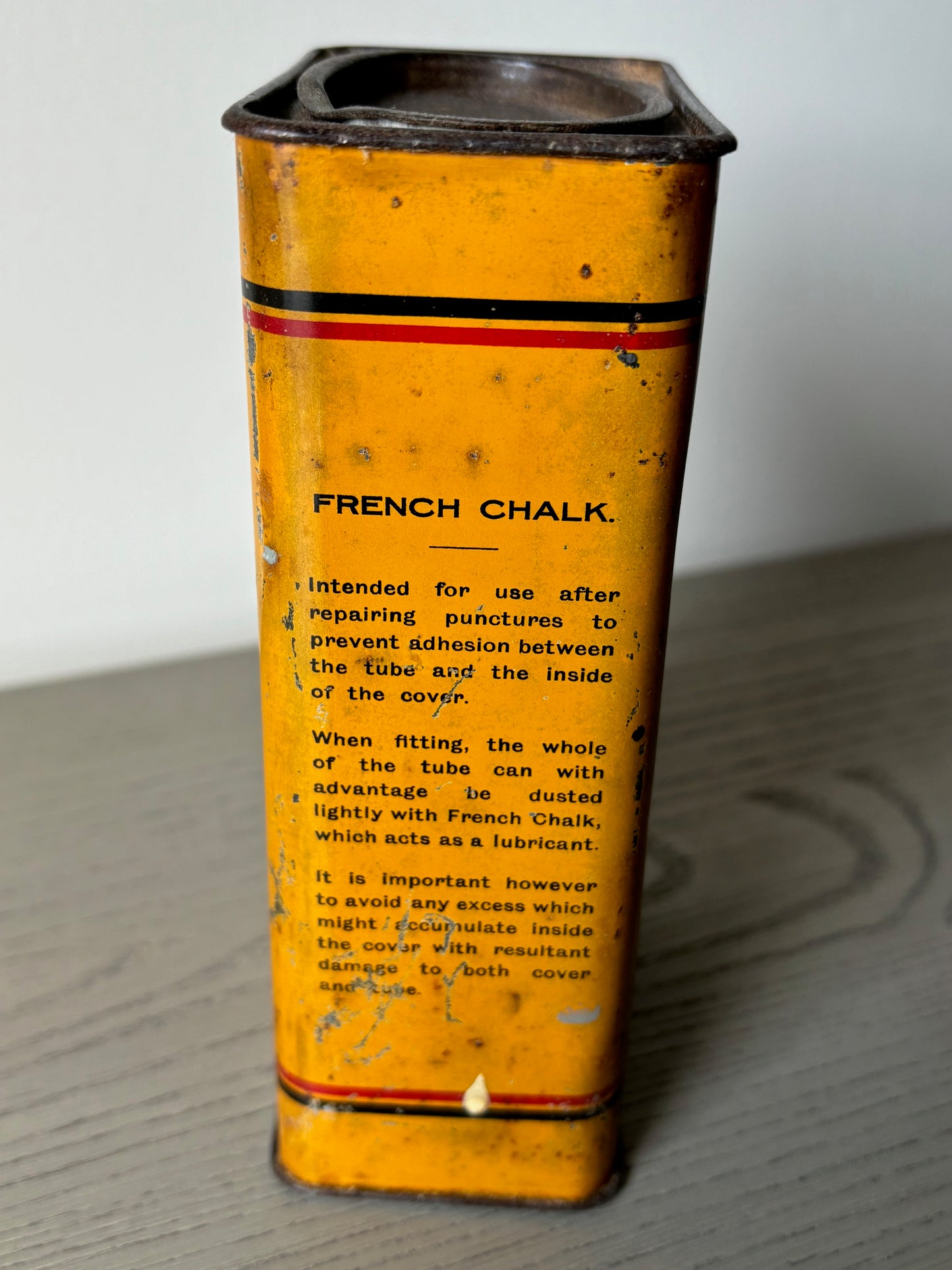 DUNLOP French Chalk tin