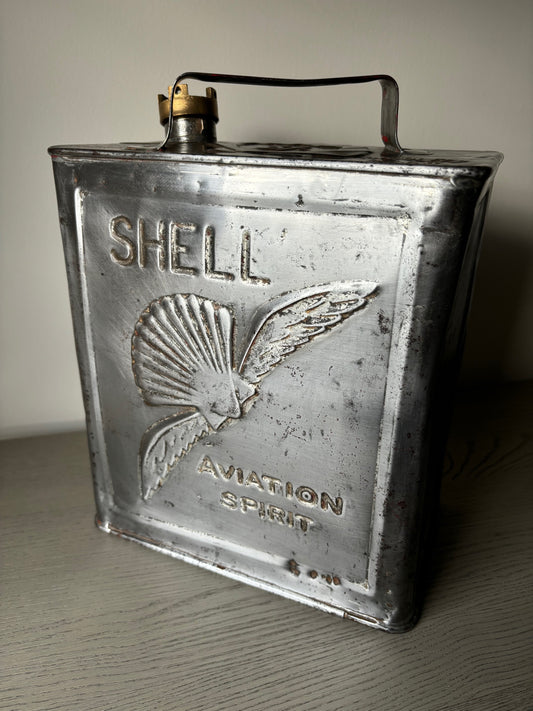 1938 SHELL AVIATION SPIRIT Petrol Can