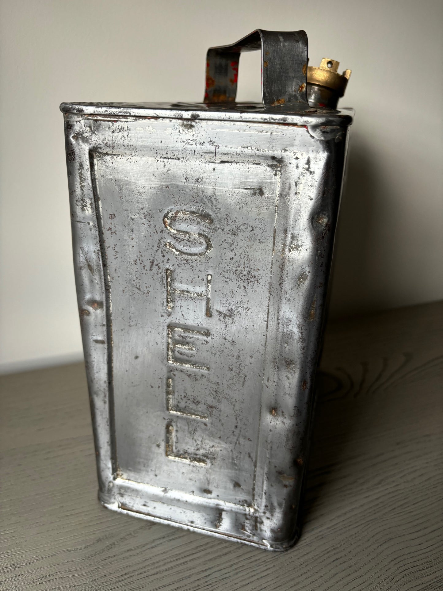 1938 SHELL AVIATION SPIRIT Petrol Can