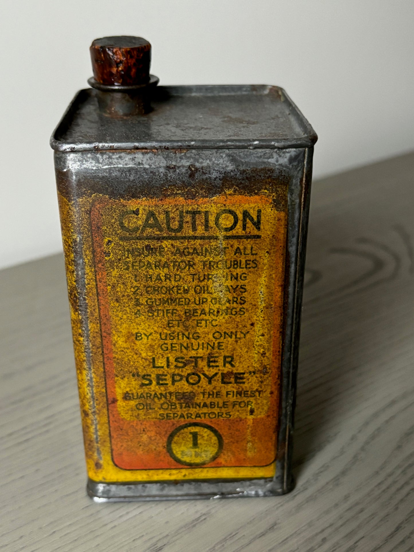 Lister Sepoyle Separator Oil