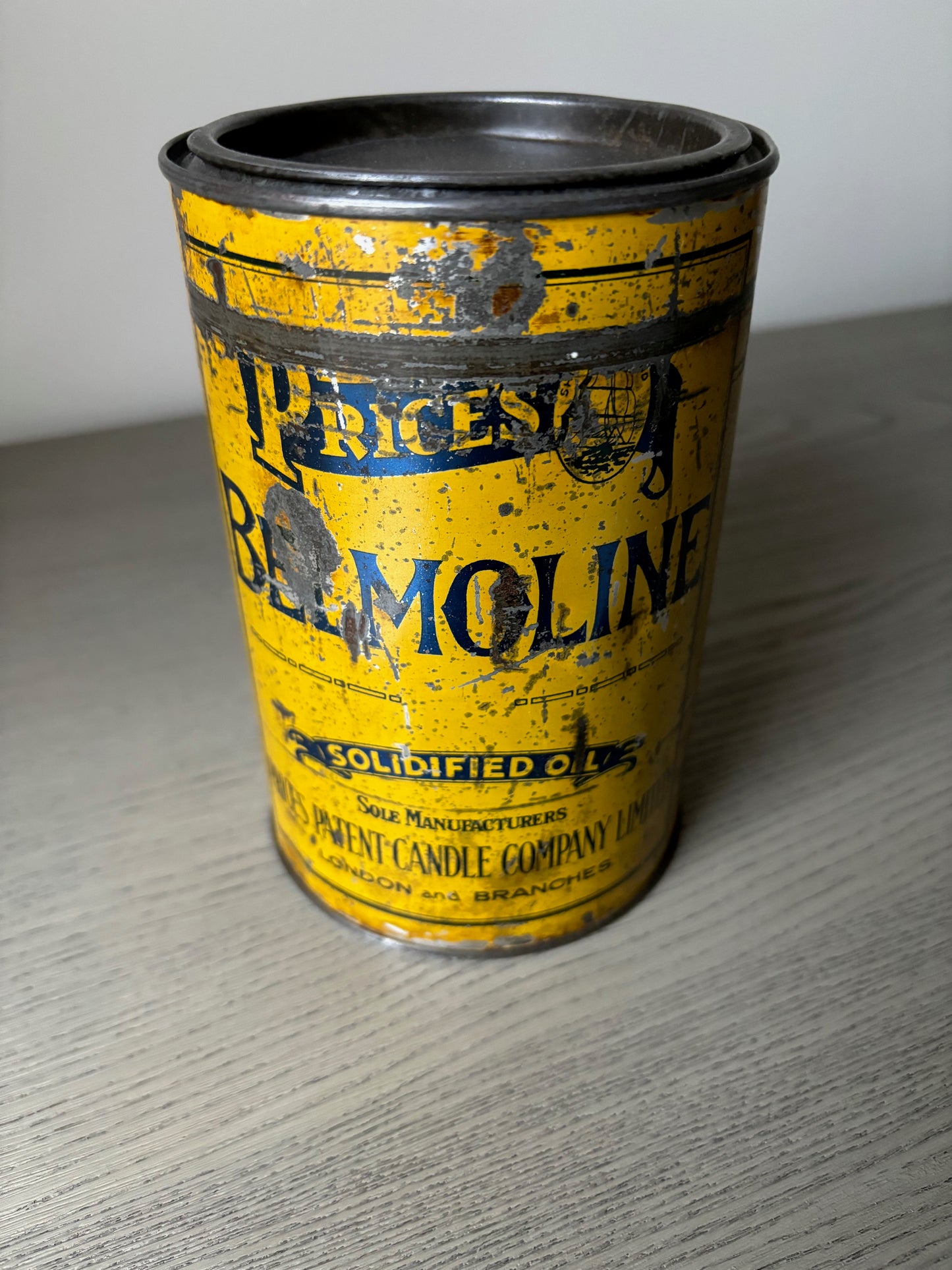 PRICE'S BELMOLINE Solidified Oil