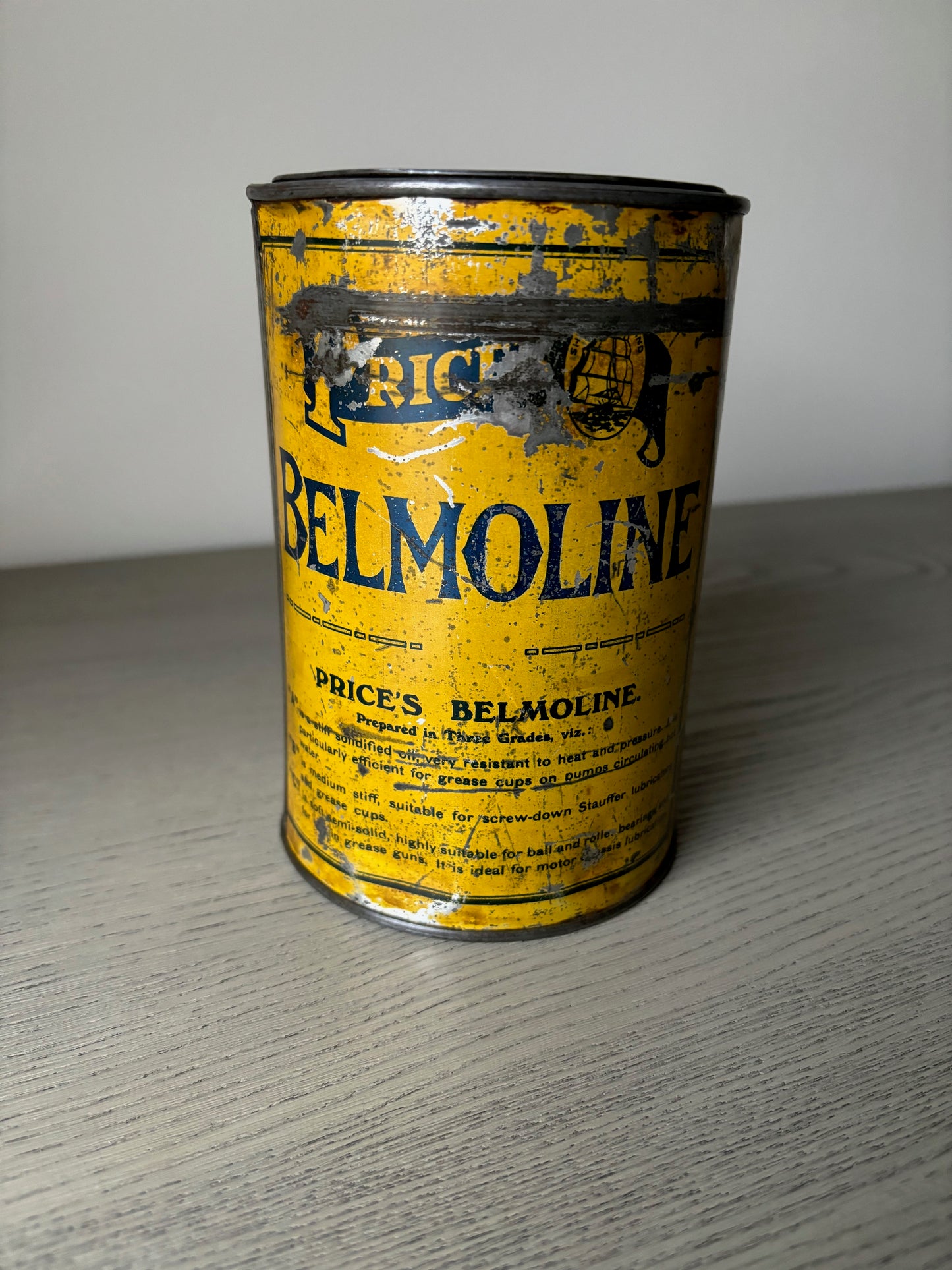 PRICE'S BELMOLINE Solidified Oil