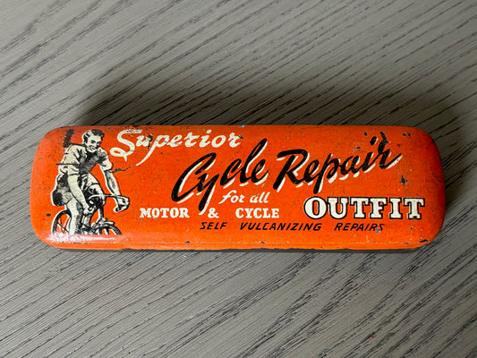 SUPERIOR Cycle Repair Outfit tin