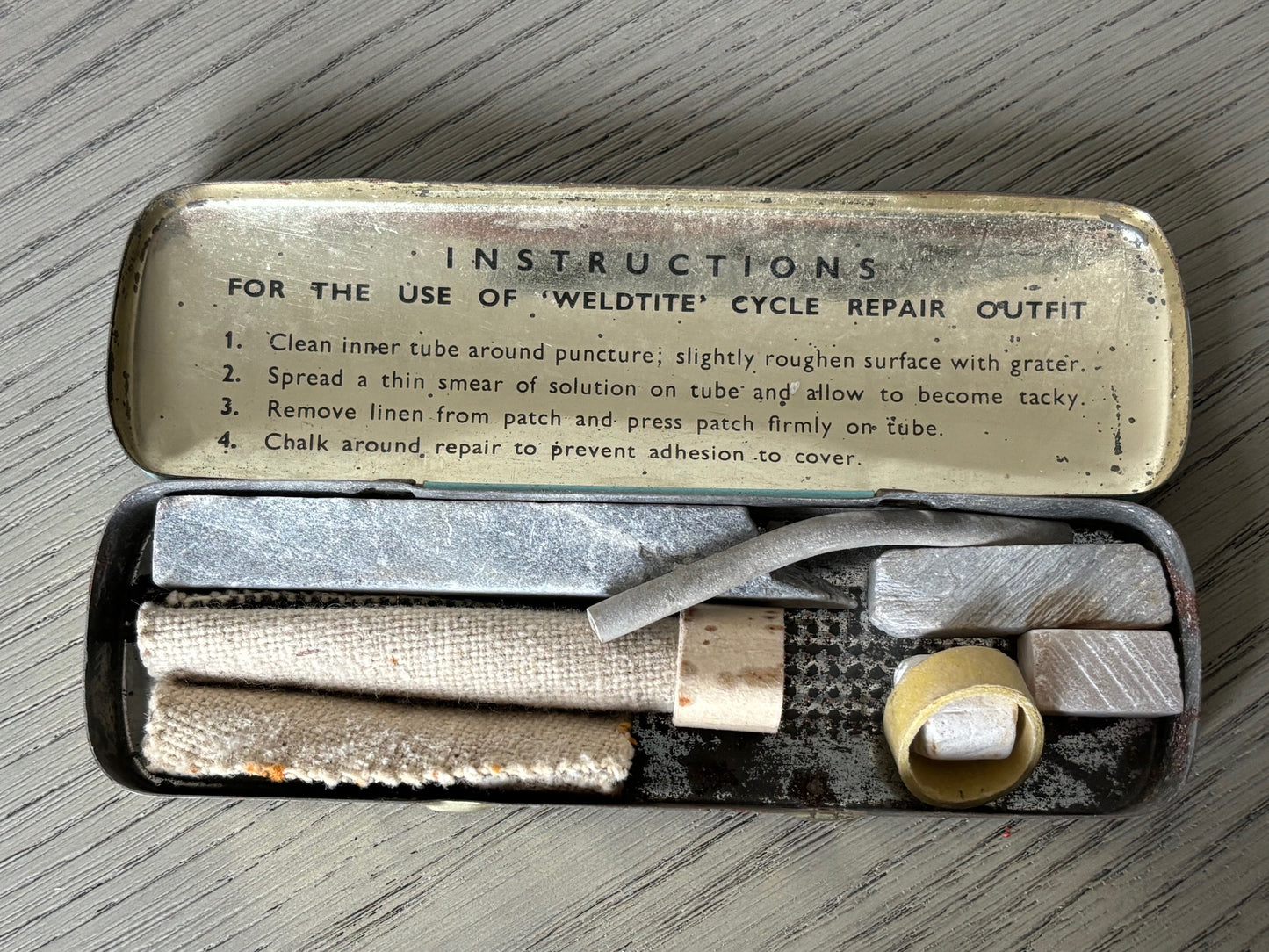 WELDTITE Self Vulcanising Cycle Repair Outfit tin