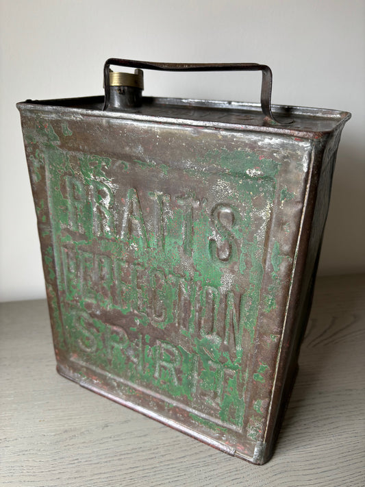 1908 PRATT'S PERFECTION SPIRIT Petrol Can