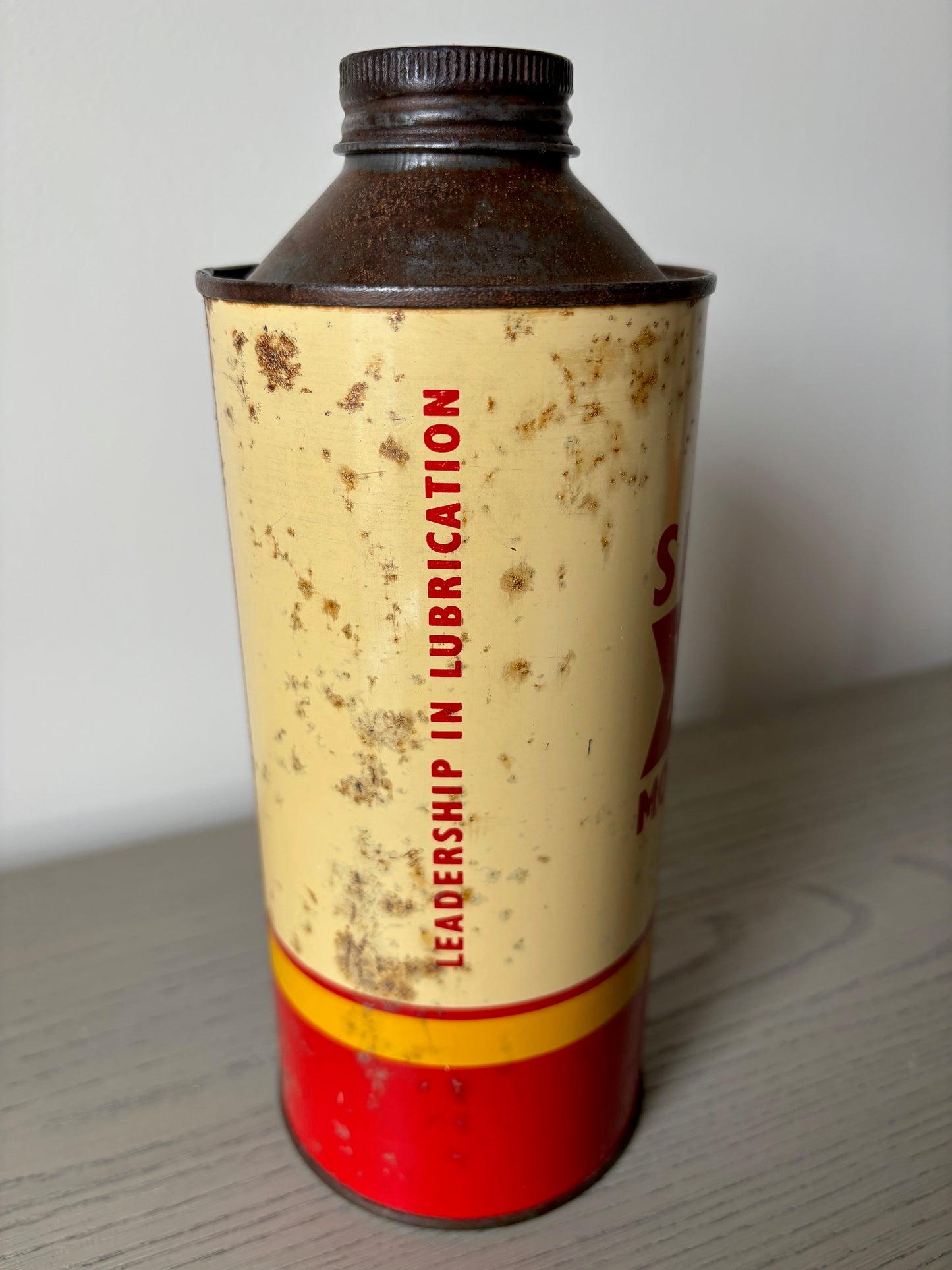 SHELL X-100 Quart oil can