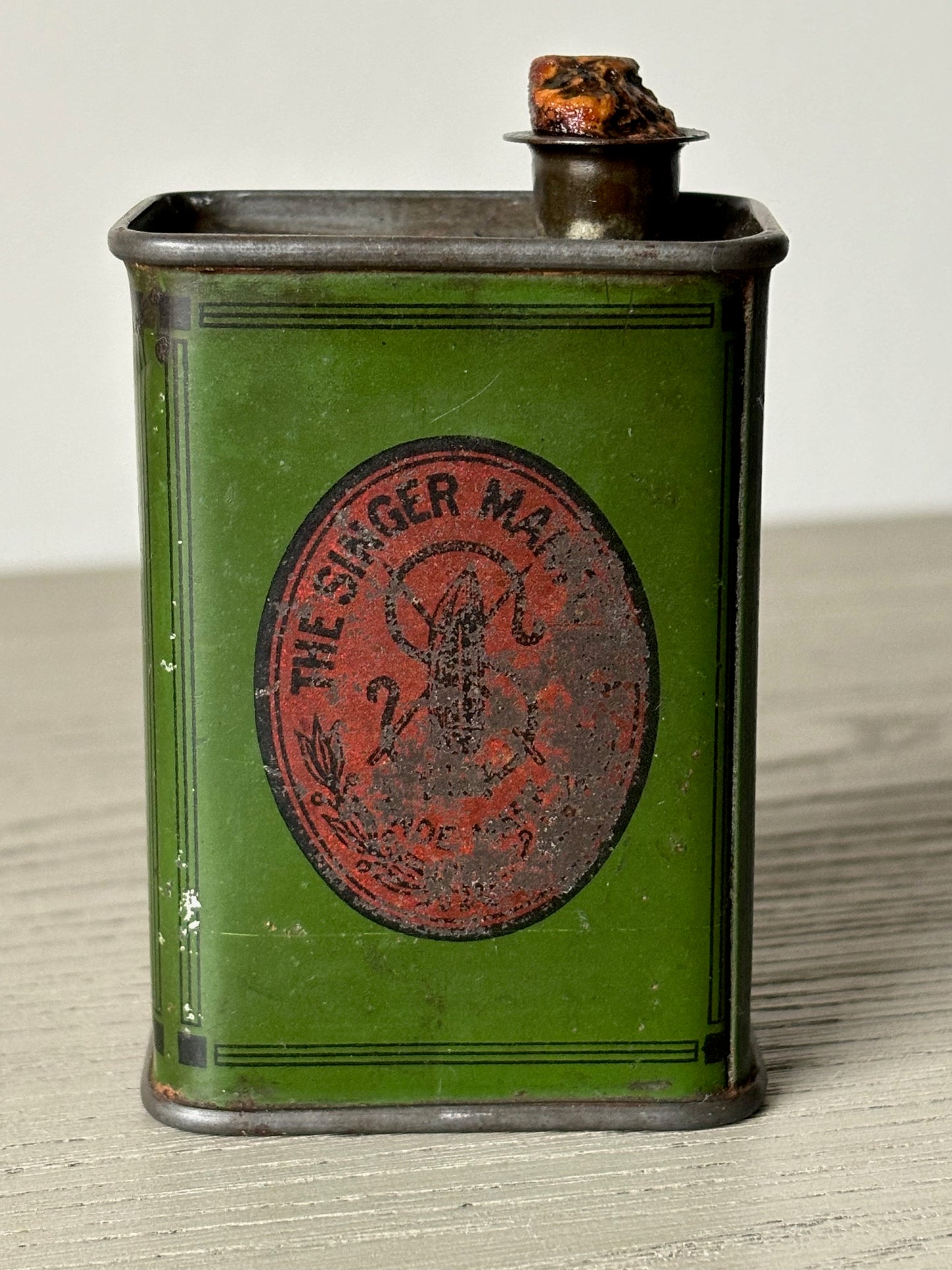 SINGER OIL can