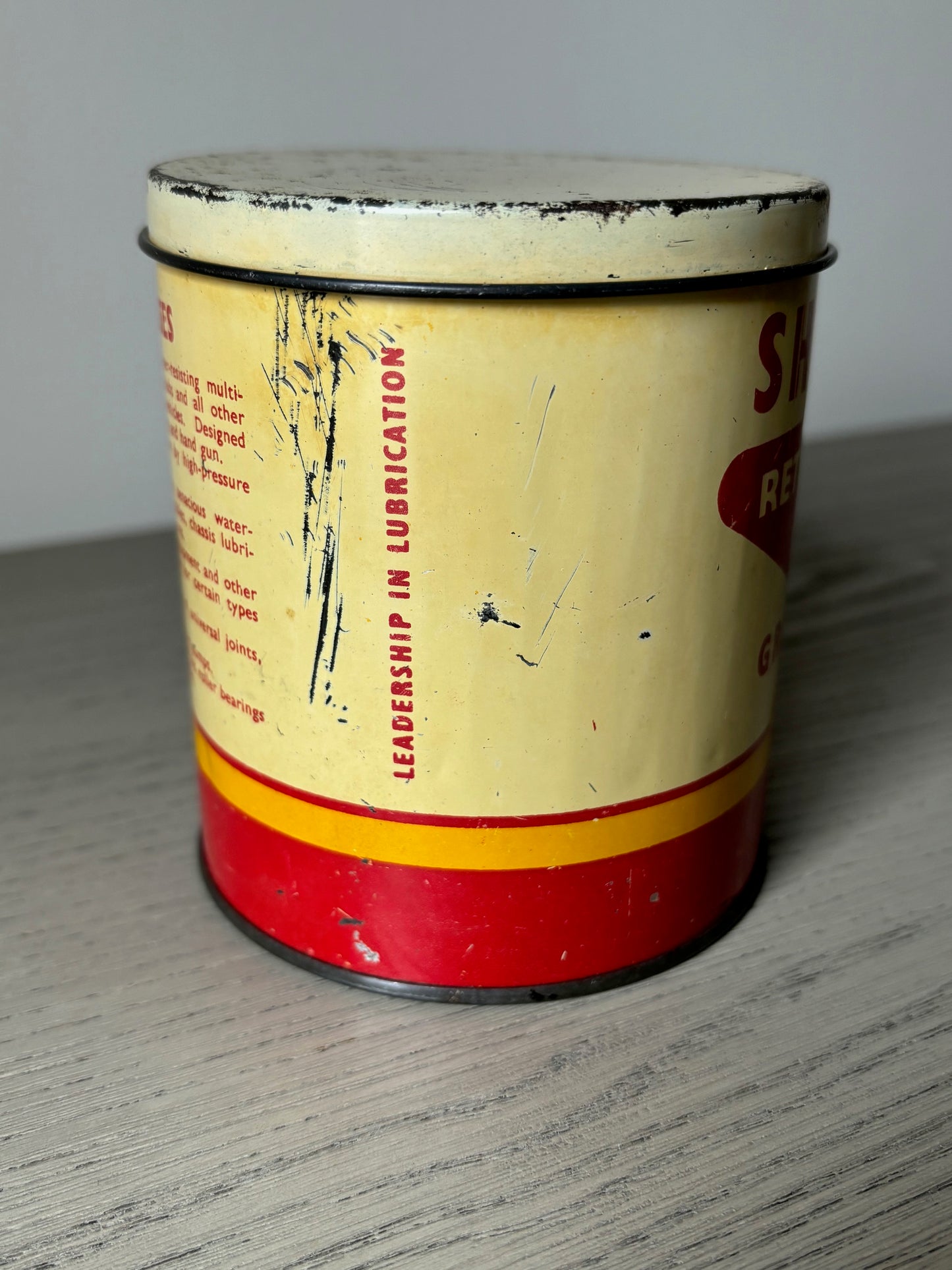 SHELL RETINAX A Grease tin