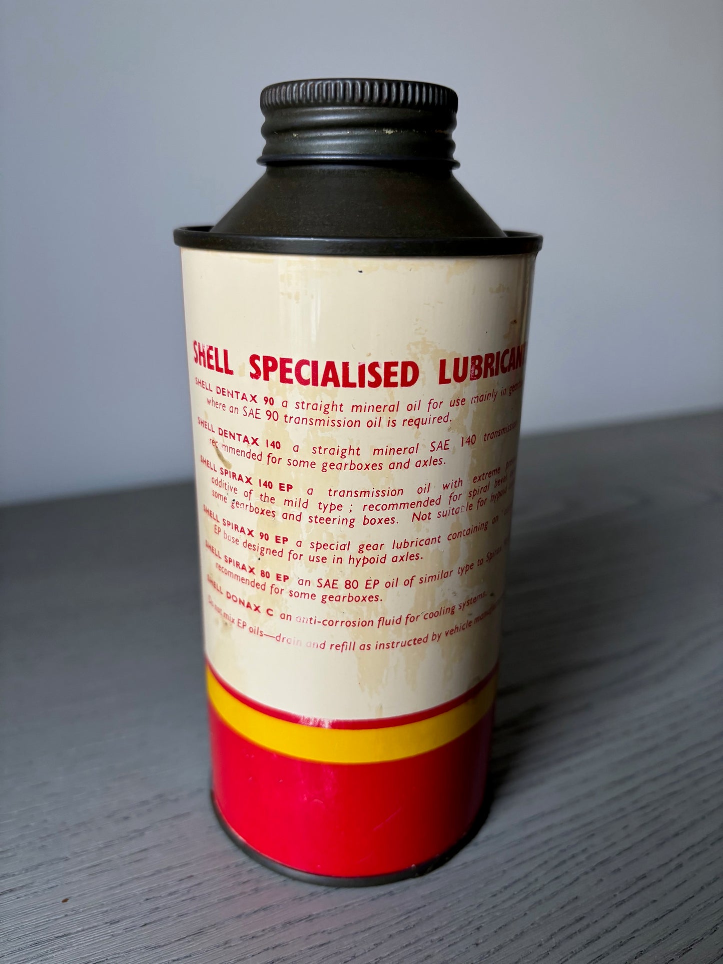 SHELL SPIRAX pint oil can