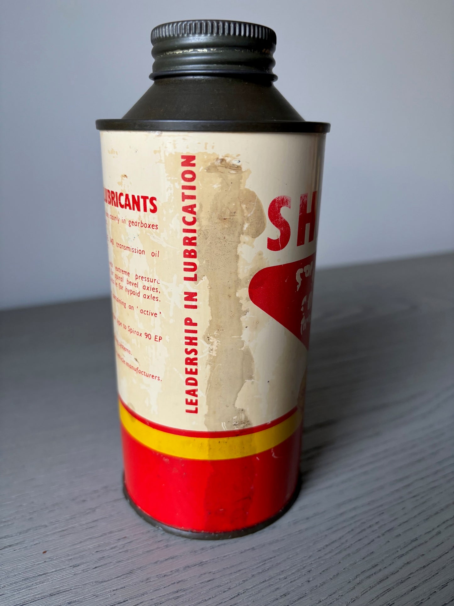 SHELL SPIRAX pint oil can