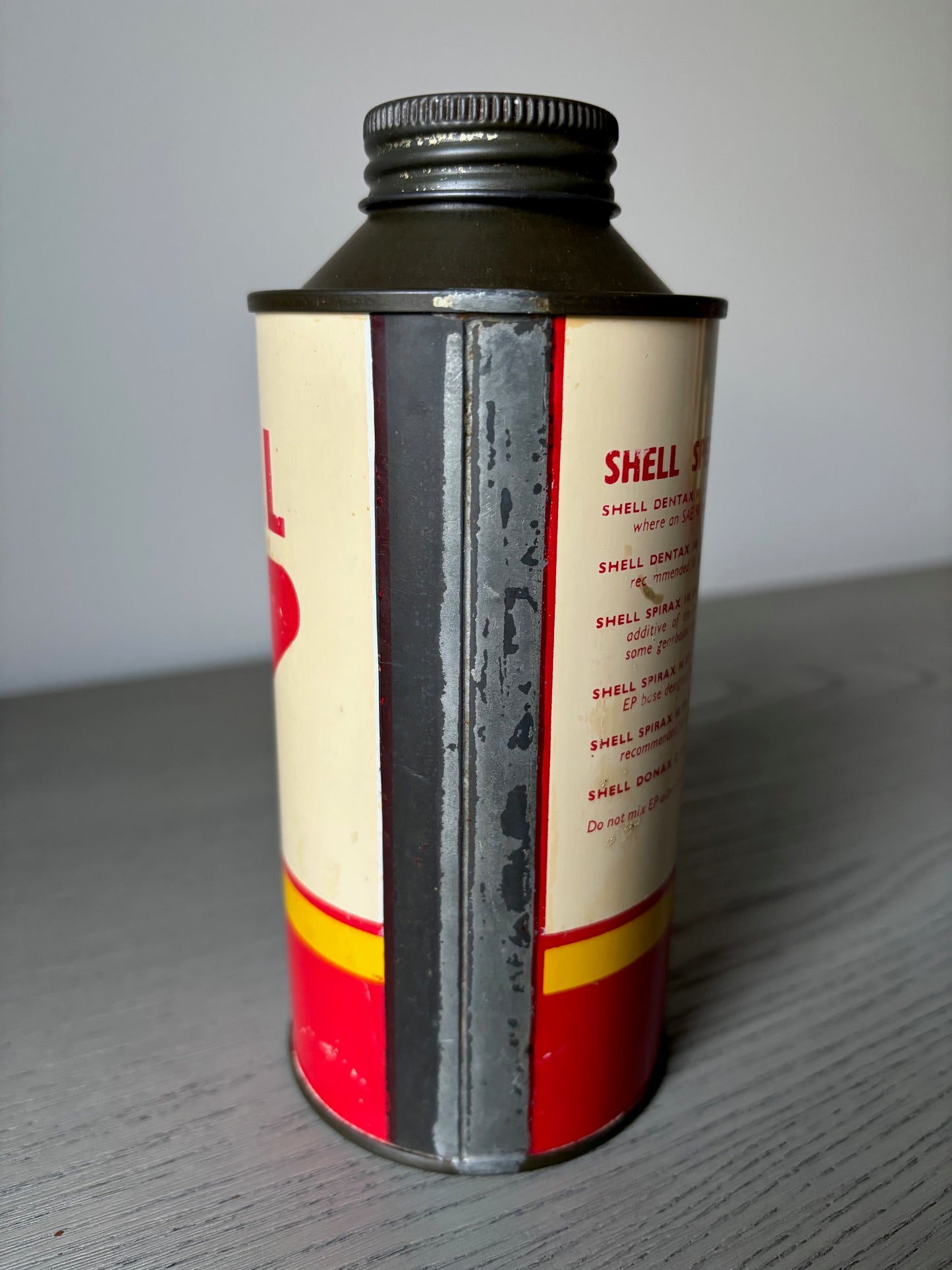 SHELL SPIRAX pint oil can