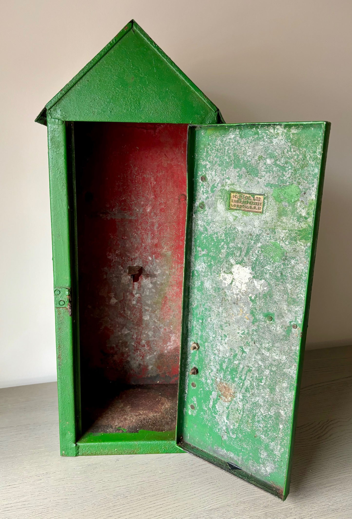 Castrol Upper Cylinder Lubricant Cabinet. Approximately 22 Inches Tall.