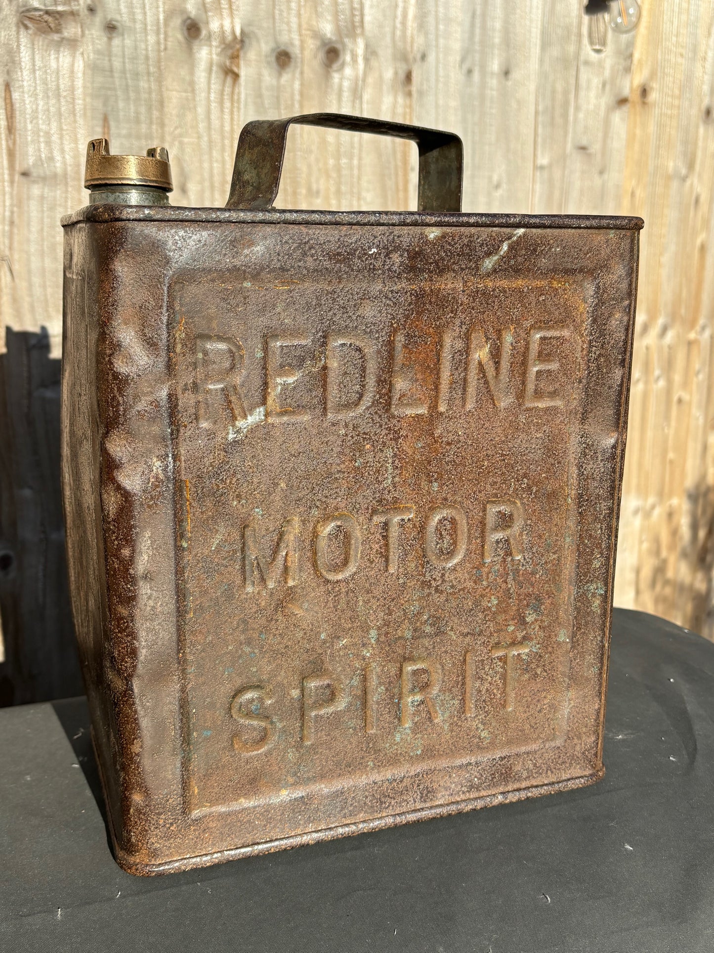 1926 REDLINE - petrol can 2 gallon with original cap