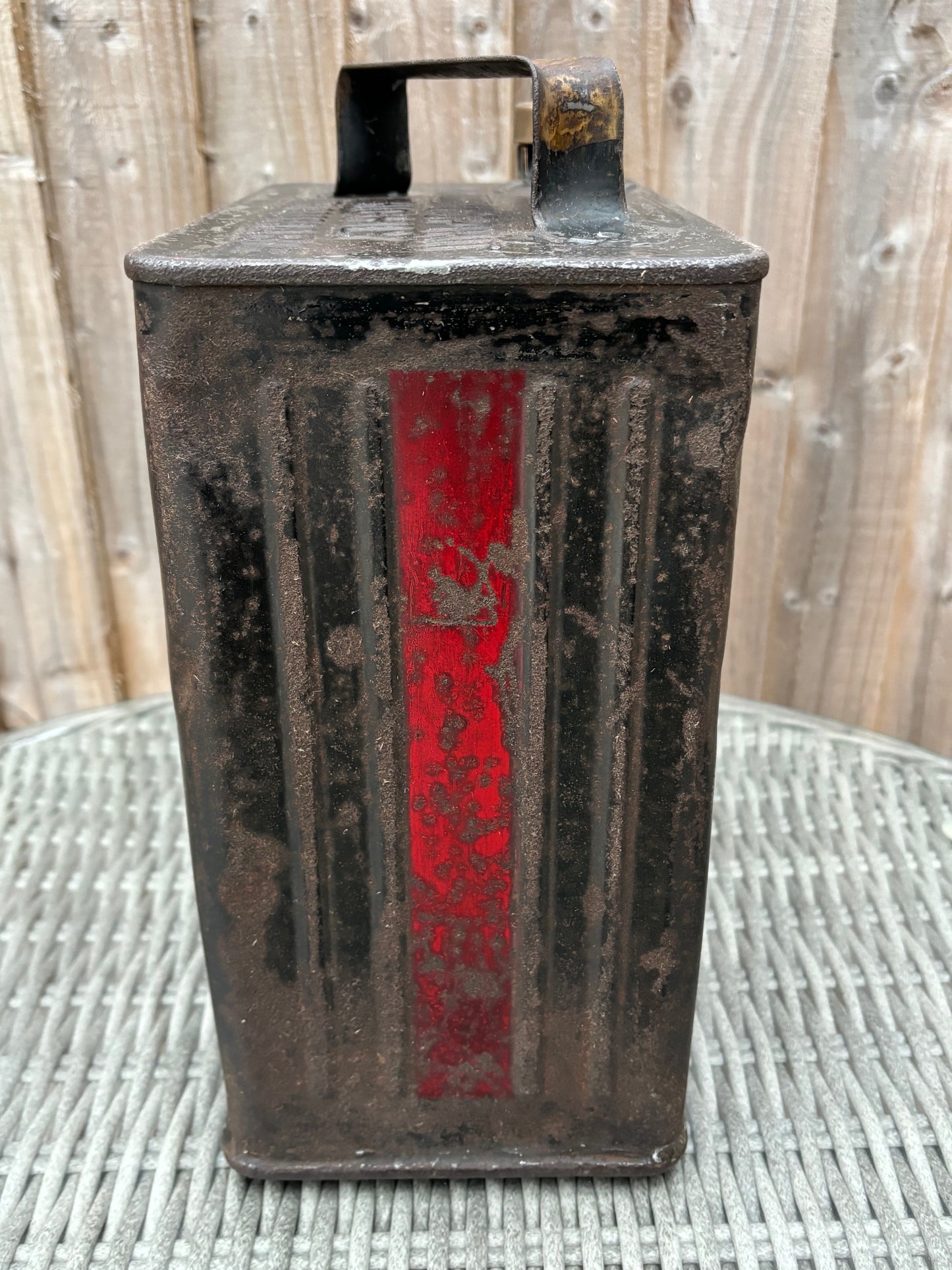 1935 REDLINE Petrol 2 gallon petrol can with Original Cap